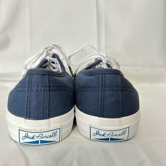Converse Jack Purcell Navy low top sneakers UNISEX Men's 8.5/Women's 10 - Picture 5 of 12